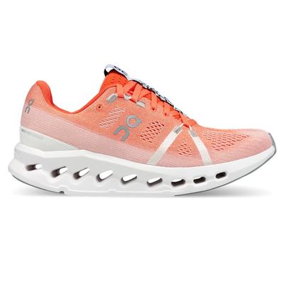 Women's On Cloudsurfer FLAME/WHITE