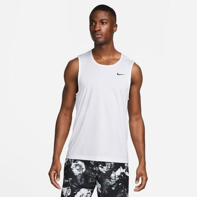 Men's Nike Ready Tank WHITE/BLACK