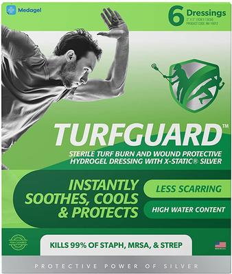 Medagel Turfguard Sterile Turf Burn Hydrogel Patch