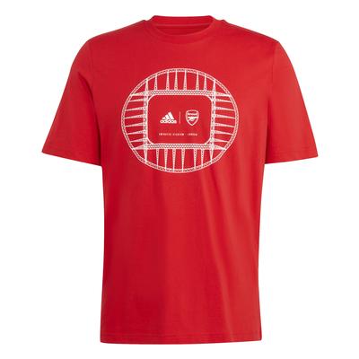adidas Arsenal Graphic Tee Better Scarlet