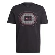 adidas Juventus Graphic Tee: Black