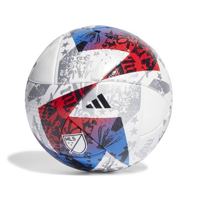 adidas MLS Pro Soccer Ball 2023 WHITE/BLUE/RED