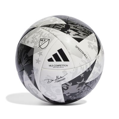 adidas MLS Competition NFHS 2023 Soccer Ball White/Black/Iron