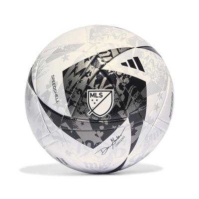 adidas MLS League NFHS Soccer Ball 2023 White/Black/Iron