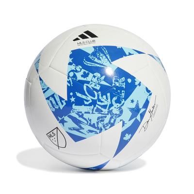 adidas MLS Club Soccer Ball 2023 White/Blue/Cyan