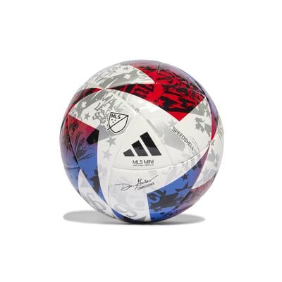 adidas MLS Mini Soccer Ball 2023 WHITE/BLUE/RED