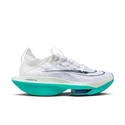 Men's Nike Alphafly 2 WHITE/DEEP_JUNGLE