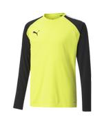Puma TeamPacer Goalkeeper LS Jersey Youth: Neon Yellow/Black