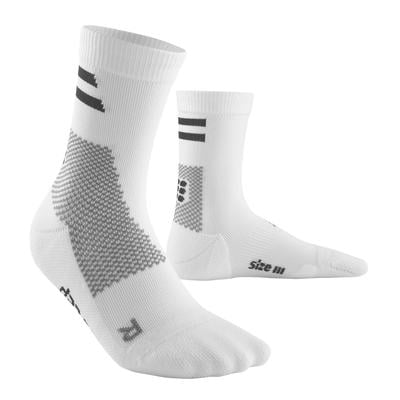CEP Training Mid-Cut Socks WHITE