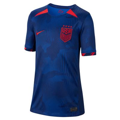 Nike USA Away Stadium Jersey 4-Star Youth 2023 Royal/Blue/Red