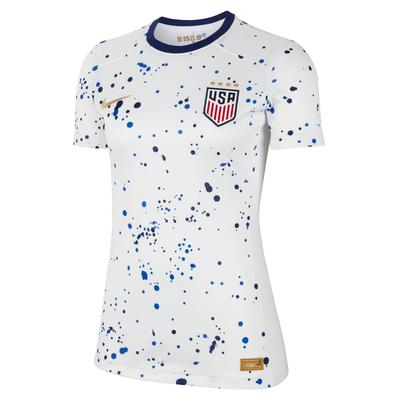 Nike USA Home Stadium Jersey Women's 2023 WHITE/BLUE/GOLD