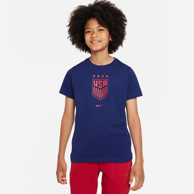 Nike USA 4-Star Crest Tee Youth Loyal Blue