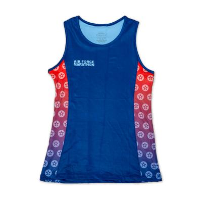 Women's Bend Side Panel Tank Air Force Marathon BLUE/RED