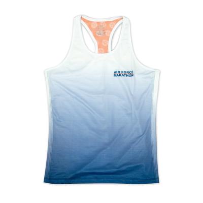 Women's Bend Mesh Back Tank Air Force Marathon