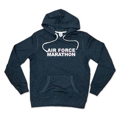 Men's Re-Fleece Hoodie Air Force Marathon CHARCOAL_HEATHER