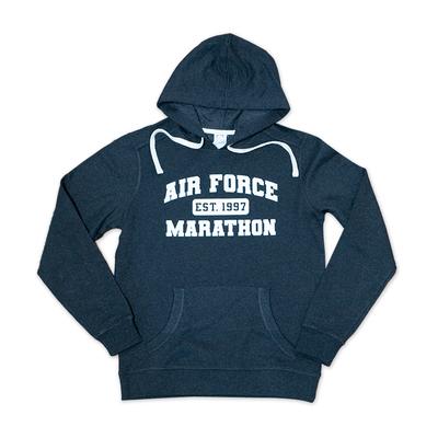 Men's Re-Fleece Hoodie Retro Air Force Marathon CHARCOAL_HTR/WHITE