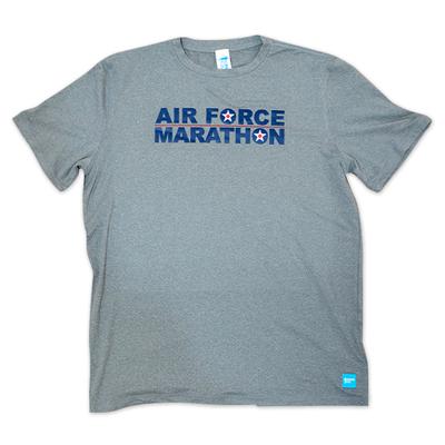 Men's Performance Tech Short-Sleeve Air Force Marathon HTR_CLASSIC_GREY