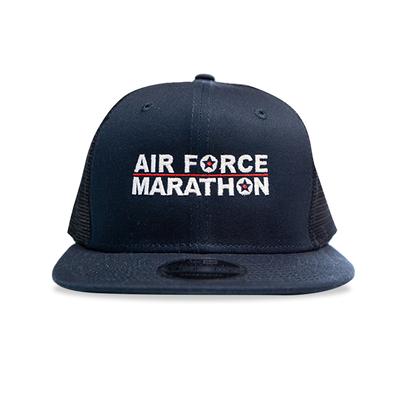 New Era Original Fit Snapback Trucker Cap Air Force Marathon DEEP_NAVY