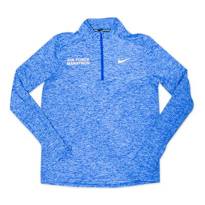 Women's Nike Element Half-Zip Air Force Marathon ROYAL