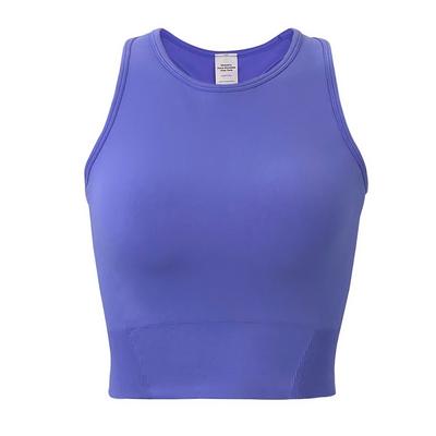 Women's Runners Plus Force Seamless Crop Tank DEPP_PERIWINKLE