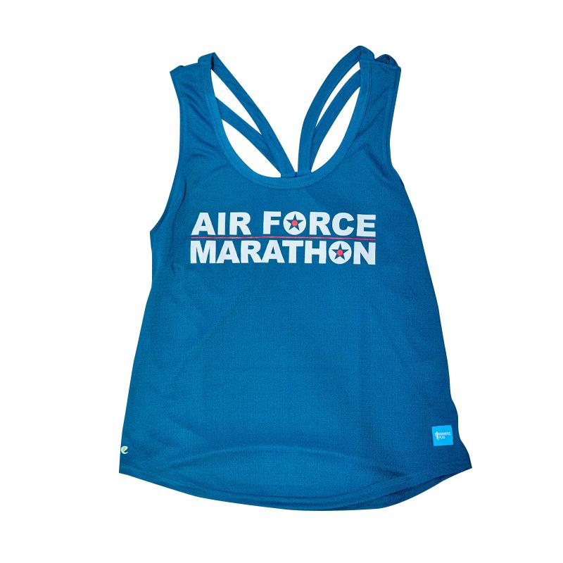  Women's Ecotech Strap Tank Air Force Marathon