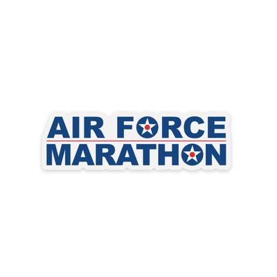 Small Stickers Air Force Marathon AFM