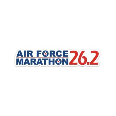 Medium Stickers Air Force Marathon 26.2