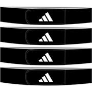 adidas Soccer 2.0 Shin Guard Straps: Black/White