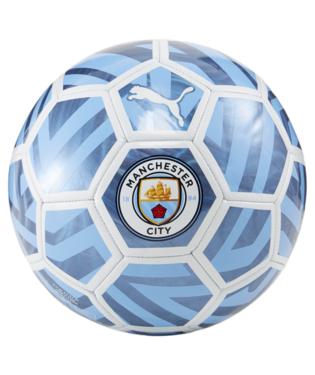 Puma Manchester City FC Fan Soccer Ball White/Light Blue