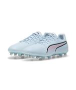 Puma King Pro FG Women's: Silver/Black/Orchid