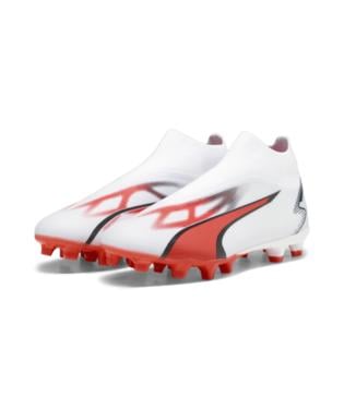 Puma Ultra Match+ Laceless FG White/Black/Fire