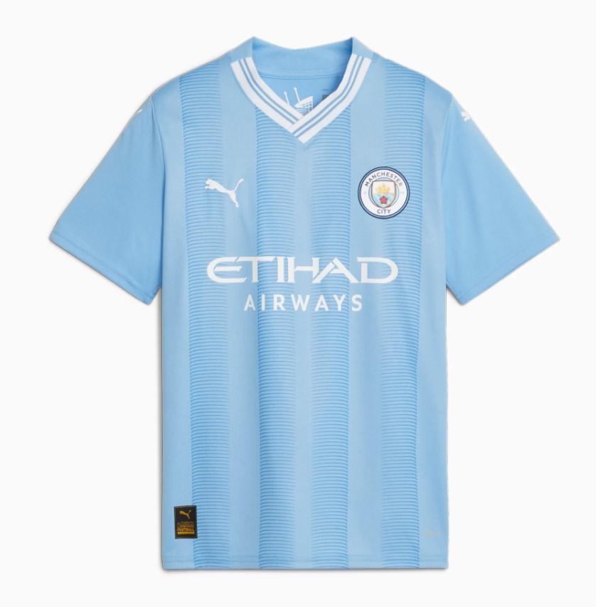  Puma Manchester City Home Jersey 23/24 Youth