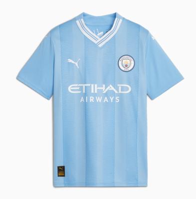 Puma Manchester City Home Jersey 23/24 Youth Light Blue/White