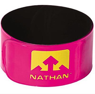 Nathan Reflex Reflective Snap Bands (2-Pack) HI/VIZ_PINK