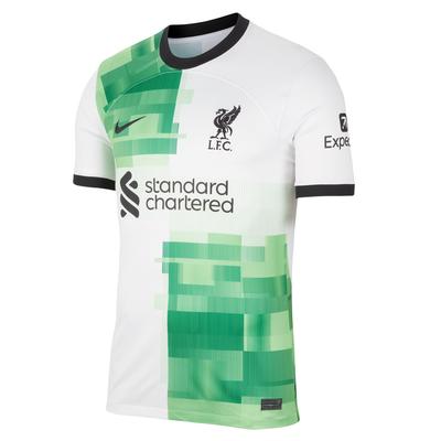 Nike Liverpool FC Away Jersey 23/24 WHITE/GREEN/BLACK