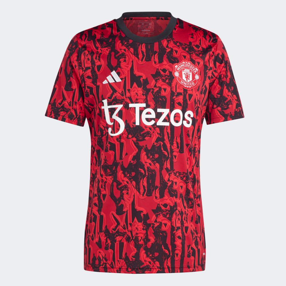 Adidas Manchester United Pre- Match Jersey 23/24