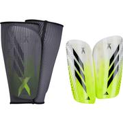 adidas X League Shin Guard: White/Black/Lemon