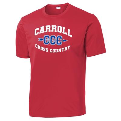 Men's Carroll XC Competitor Tech Short-Sleeve TRUE_RED