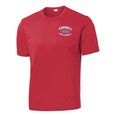 Men's Carroll XC Competitor Tech Short-Sleeve TRUE_RED/LC