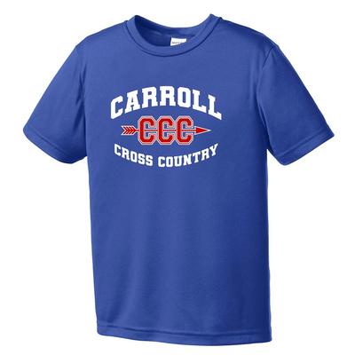 Youth Carroll XC Competitor Tech Short-Sleeve TRUE_ROYAL