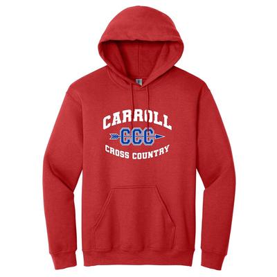 Men's Carroll XC Heavy Blend Hooded Sweatshirt RED