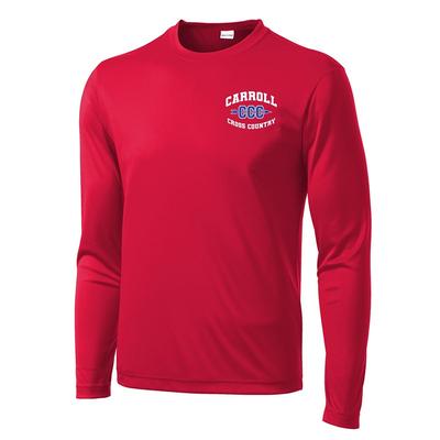 Men's Carroll XC Competitor Tech Long-Sleeve TRUE_RED/LC