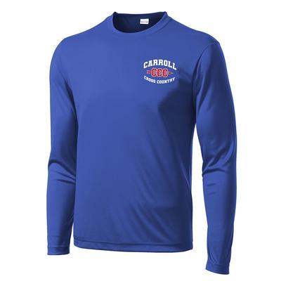 Men's Carroll XC Competitor Tech Long-Sleeve TRUE_ROYAL/LC