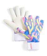 Puma Ultra Ultimate Energy Hybrid GK Glove: Blue/Yellow/Pink