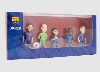 Banbo Toys Barcelona FC Minix 5 Player Pack RED/BLUE