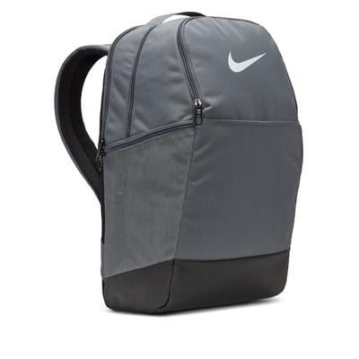 Nike Brasilia 9.5 Training Backpack (Medium, 24L) FLINT_GREY/WHITE