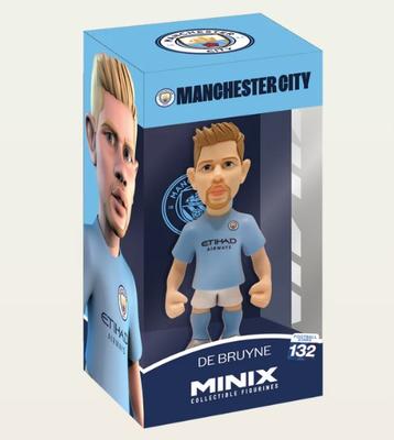Banbo Toys Manchester City Minix DeBruyne 12cm Figure LIGHT BLUE