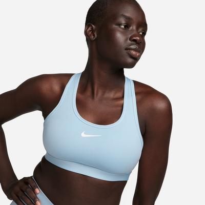 Women's Nike Swoosh Medium Support Padded Sports Bra LT_ARMORY_BLUE/WHITE
