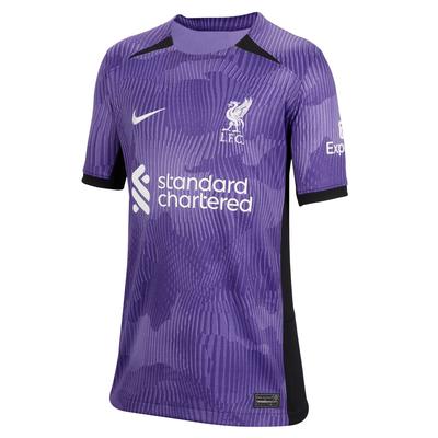 Nike Liverpool FC 3rd Jersey 23/24 Youth Space Purple/White