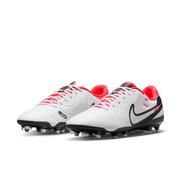 Nike Tiempo Legend 10 Academy FG: White/Black/Crimson